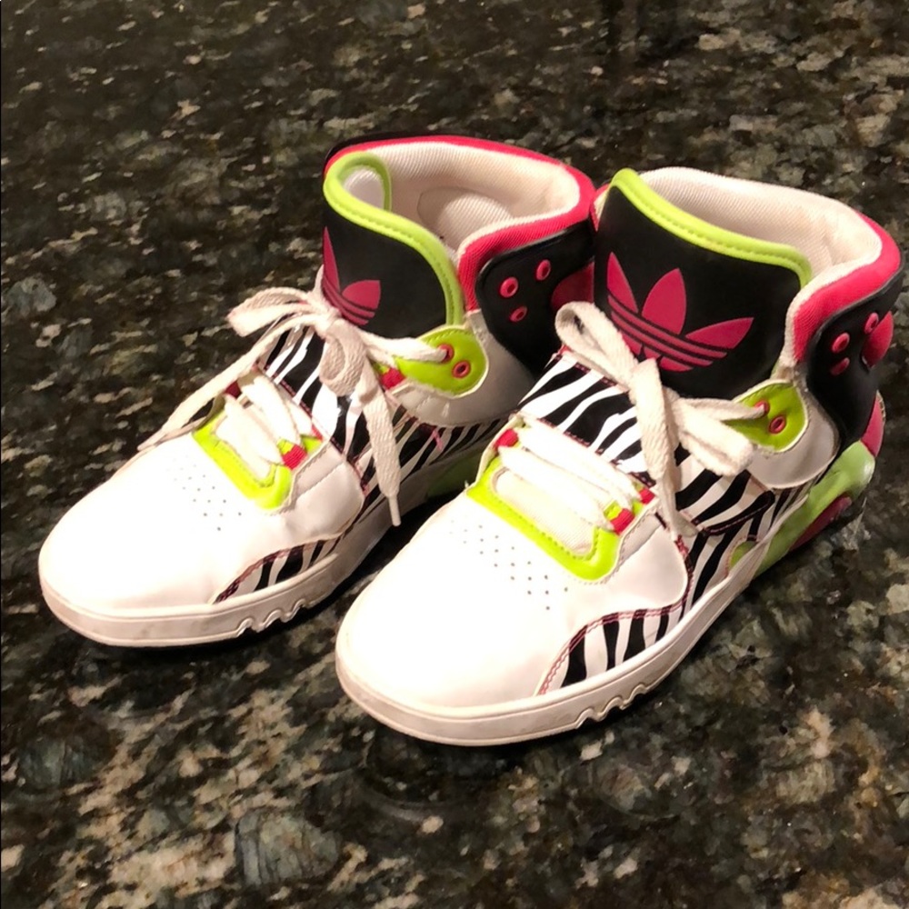 Adidas zebra hitops